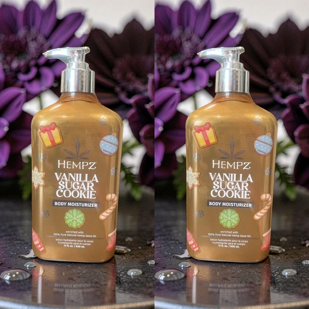 Hempz Vanilla Sugar Cookie Body Moisturizer 17 oz_ 2 units